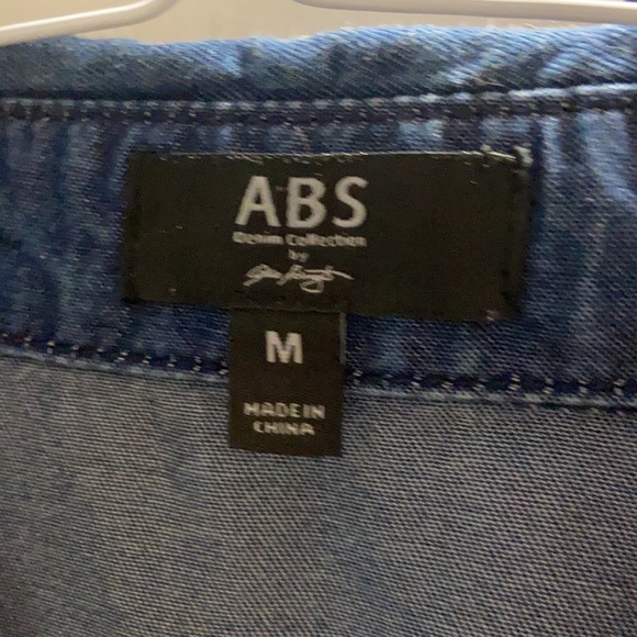 ABS short sleeve jean shirt - Picture 3 of 3